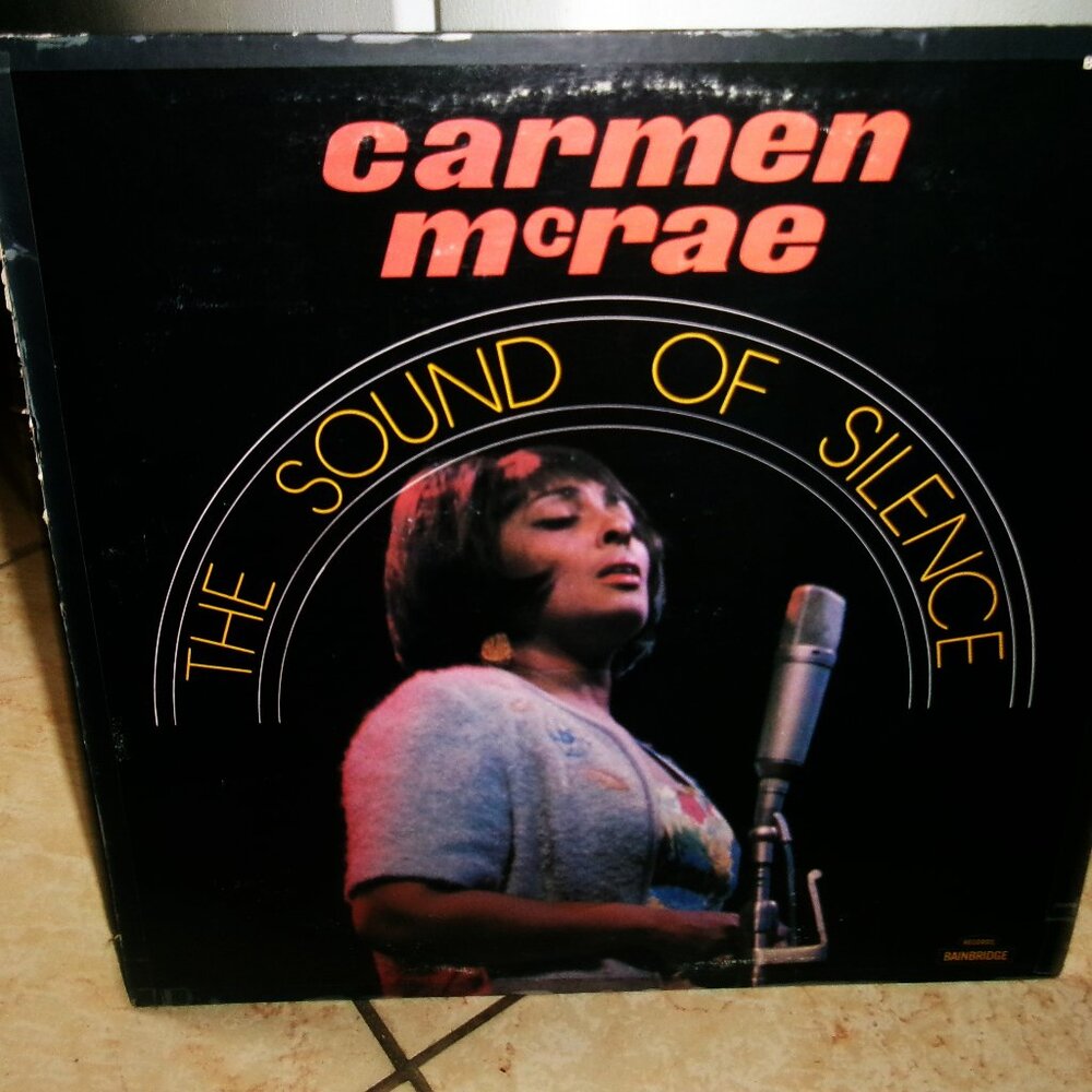 carmen mcrae sounds of silence original 1968 lp - jazz blues nyc stardust legend